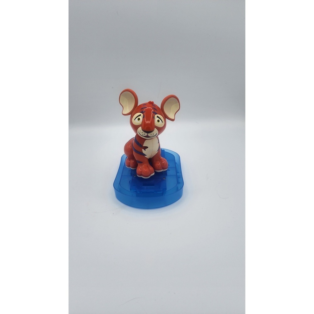 Tomy Micro Pets Tiger Interactive Mini Robot Toy Orange Blue Vintage Collectible